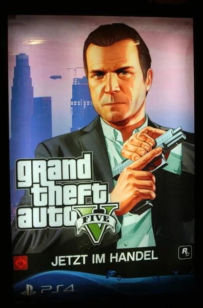 El logotipo de la marca "Grad Theft Auto ". —  Fotos de Stock