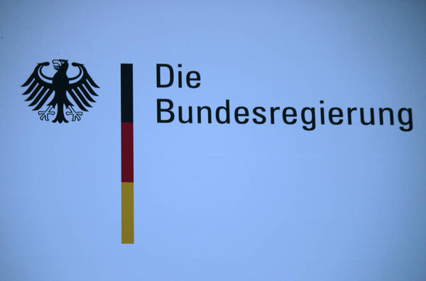 logo of the German federal government "Bundesregierung".
