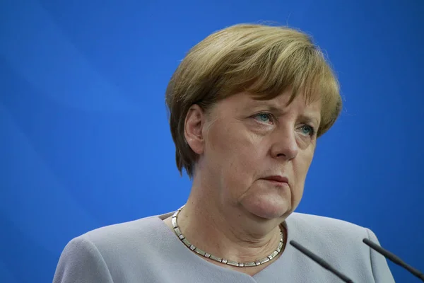 Angela merkel német kancellár — Stock Fotó