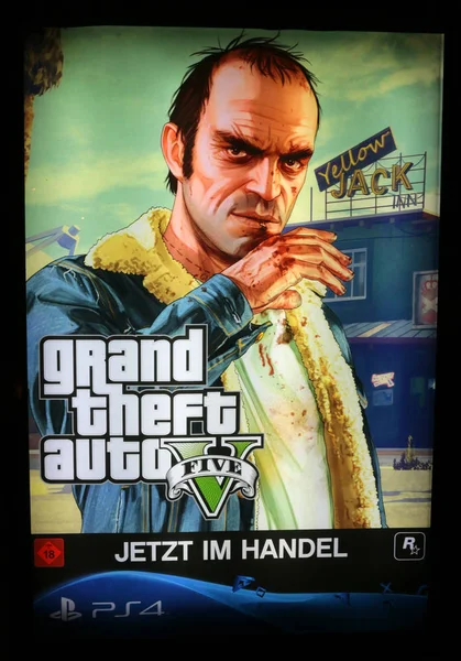 Logo marki "Grand Theft Auto". — Zdjęcie stockowe