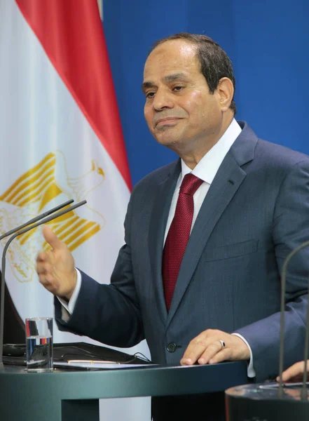 エジプトの大統領アブデル ・ ファタ エル シシィ — ストック写真