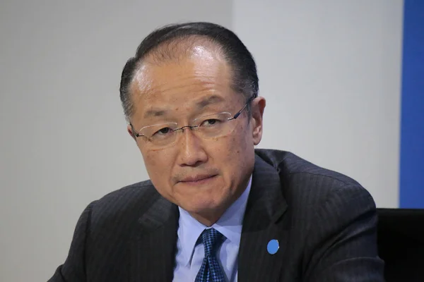 Prezydent Kim Yong Jim Banku Światowego — Zdjęcie stockowe