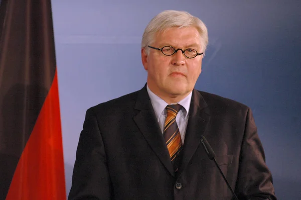 Niemiecki minister spraw zagranicznych Frank-Walter Steinmeier — Zdjęcie stockowe