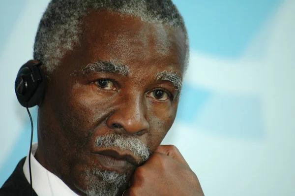 Sydafrikas president Thabo Mbeki — Stockfoto