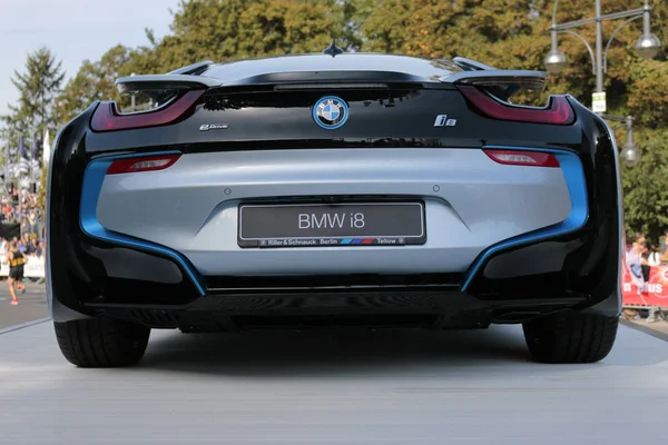 BMW i8 elektryczny samochód sportowy. — Zdjęcie stockowe