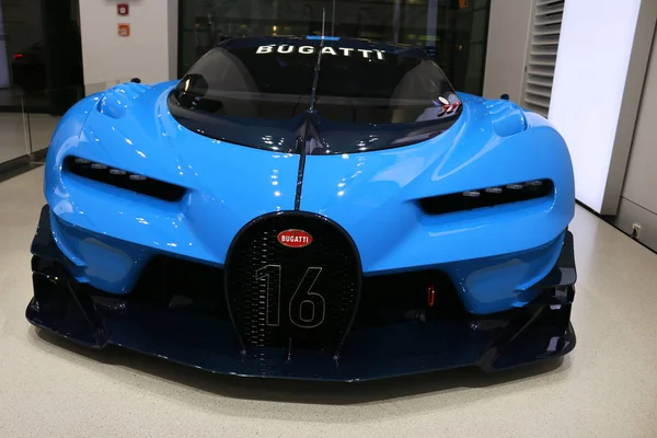 Bugatti Vision Gran Turismo racing car. — Stock Photo, Image