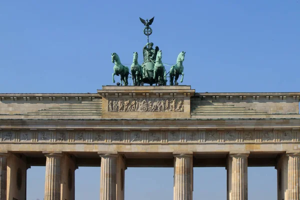 Quadriga, Puerta de Brandenburgo — Foto de Stock