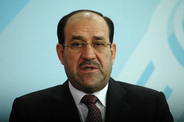 Irak Başbakanı besleyici el-Maliki — Stok fotoğraf