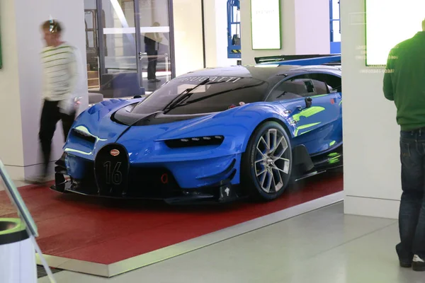 Bugatti Vision Gran Turismo racing car. Stock Photo