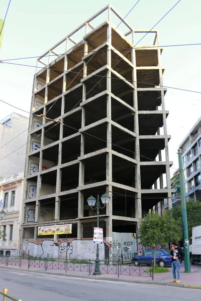 Construcción de edificios en Atenas Imágenes De Stock Sin Royalties Gratis