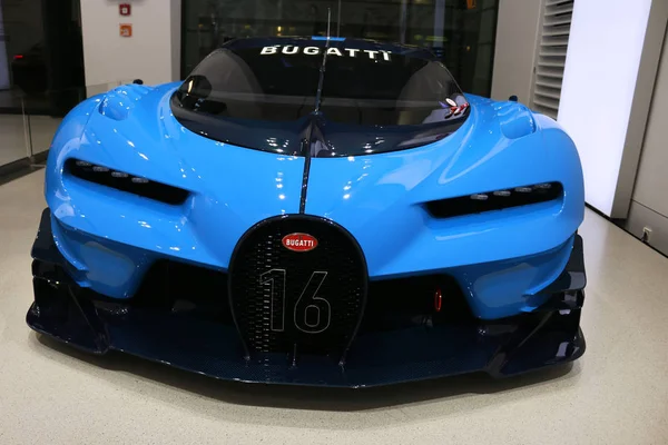 Bugatti Vision Gran Turismo racing car. Stock Photo