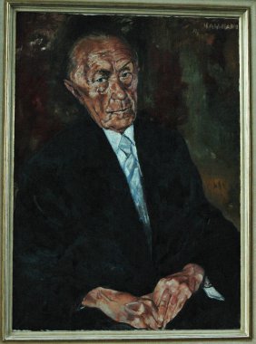 Konrad Adenauer portresi 
