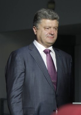 yeni seçilen Ukrayna Cumhurbaşkanı Petro Poroshenko