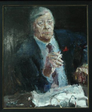 Helmut Schmidt portresi 