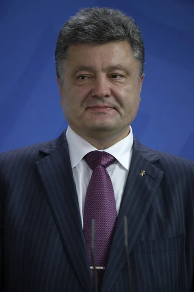 Новообраний Президент України Петро Порошенко — стокове фото