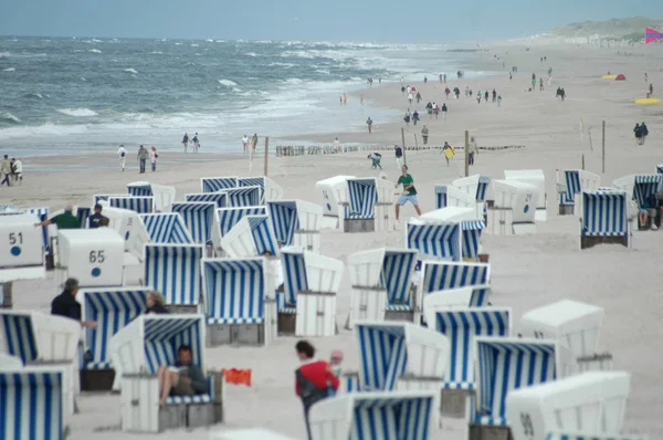 Cestas de playa en la playa — Foto de Stock