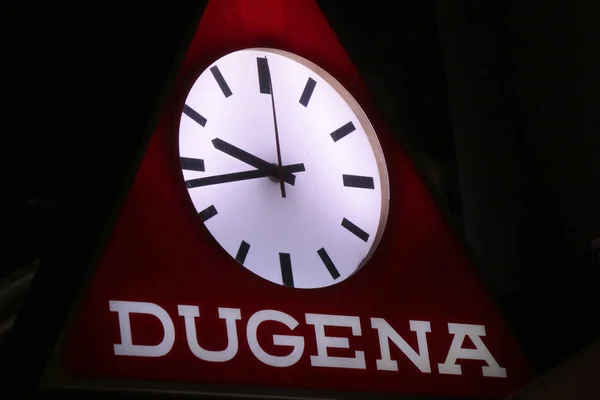 Logo marki "Marki Dugena", Berlin. — Zdjęcie stockowe