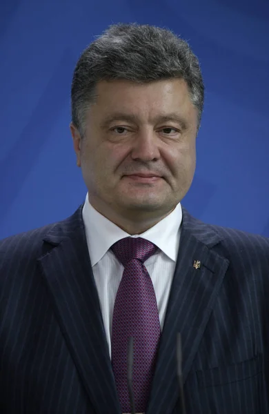 新たに選出されたウクライナ大統領石油 Poroshenko — ストック写真