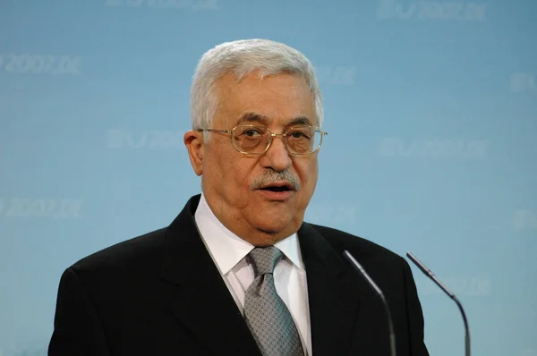 パレスチナ自治政府大統領マフムードアッバス議長 — ストック写真