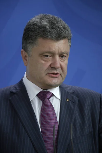 Nowo wybrany prezydent Ukrainy Petro Poroszenko — Zdjęcie stockowe