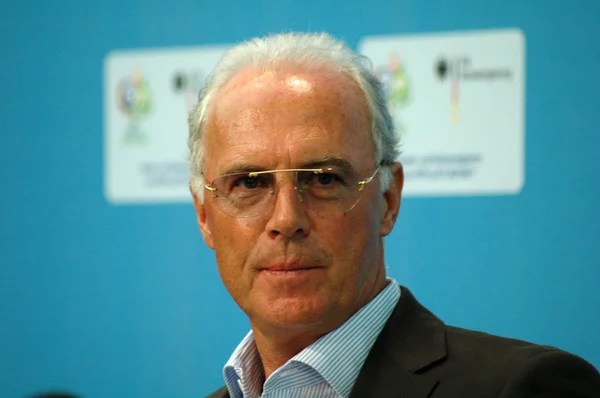 La leggenda del calcio tedesco Franz Beckenbauer — Foto Stock
