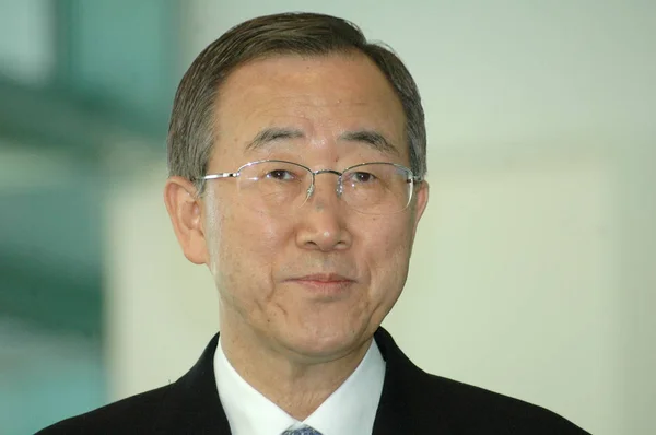 Sekretarz generalny ONZ Ban Ki-Moon — Zdjęcie stockowe