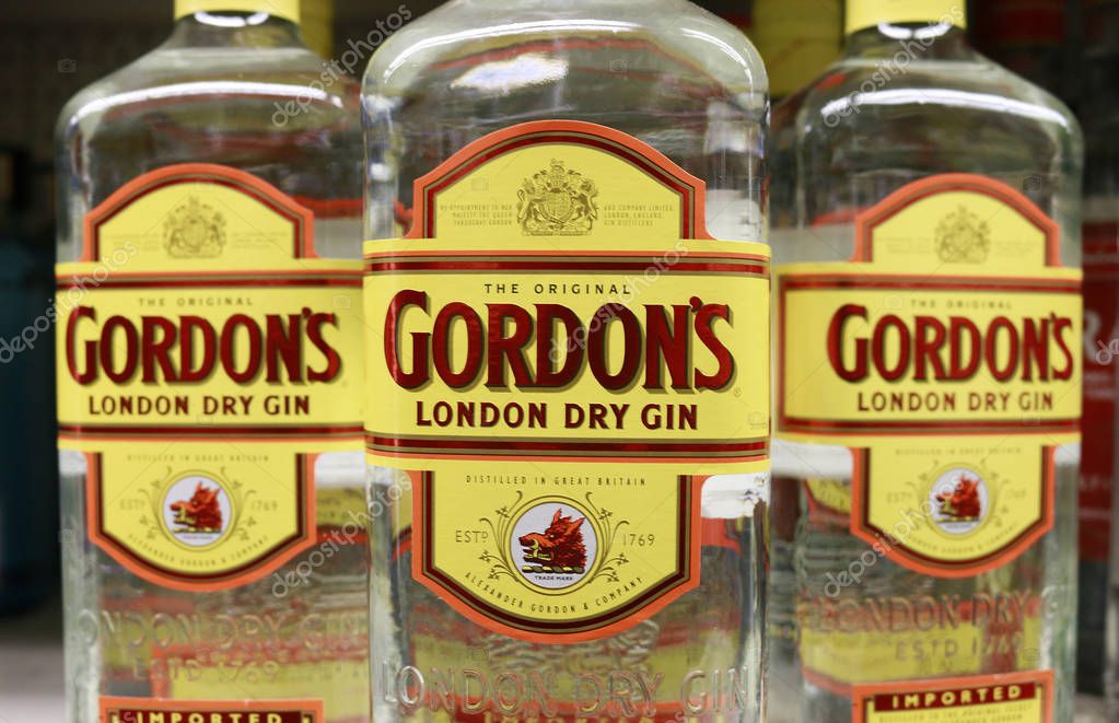 logo de la marca "Gordons Gin", Berlin. 2023