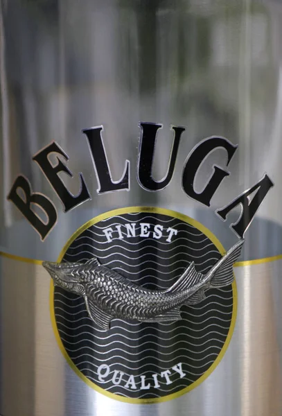 Logo van het merk "Beluga kaviaar — Stockfoto