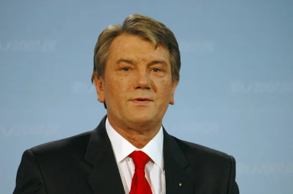 Oekraïense President Viktor Juschtschenko — Stockfoto