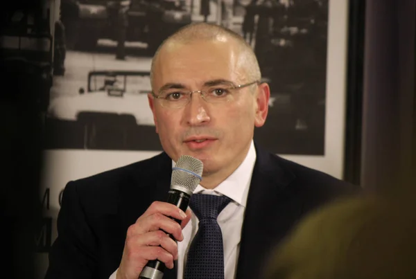 Бывший олигарх и заключенный Михаил Ходорковский — стоковое фото