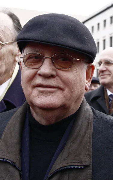 Michail Gorbachev - reunião do antigo líder soviético — Fotografia de Stock
