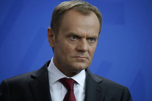 Polski premier Donald Tusk — Zdjęcie stockowe