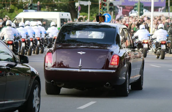 Visit of British Queen in Berlin — Stock Photo, Image