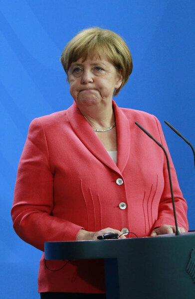 German Chancellor Angela Merkel 