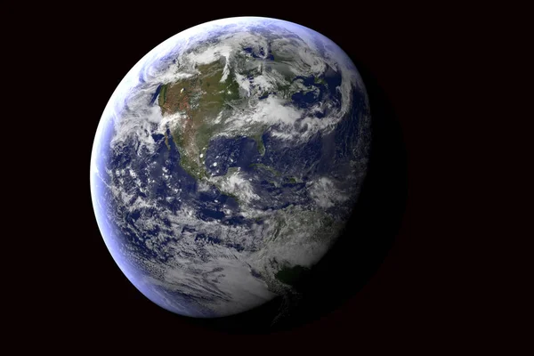Planet Erde im Weltraum — Stockfoto