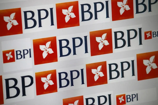Logo "BPI", Berlim . — Fotografia de Stock