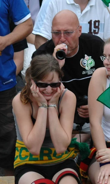 futbol taraftarları arasında Brasil Gana karşı maç sırasında