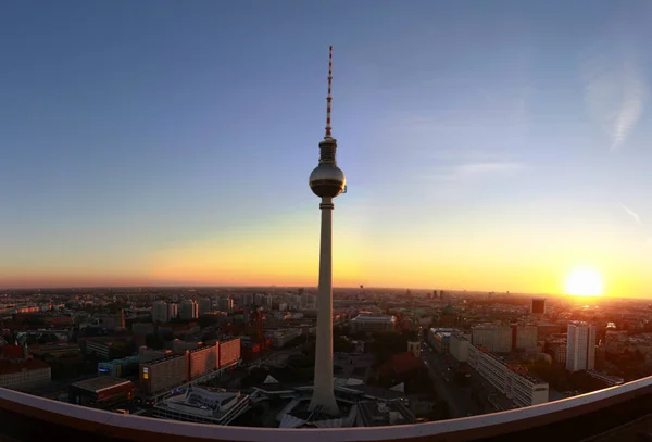 Panoramic view over Alexanderplatz — Stock Photo, Image