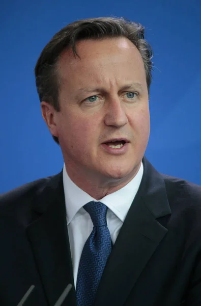Britischer Premierminister david cameron — Stockfoto