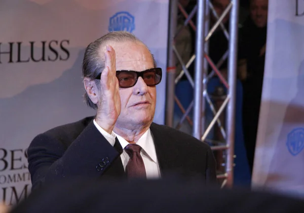 Jack Nicholson a német premieren — Stock Fotó