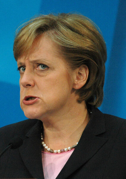 German Chancellor Angela Merkel Stock Image