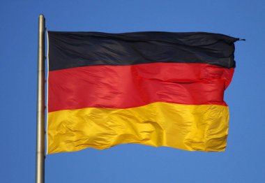 Reichstags üzerine Alman bayrağı 