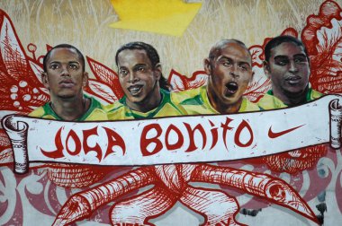 Robinho, Ronaldinho, Ronaldo and Adriano clipart