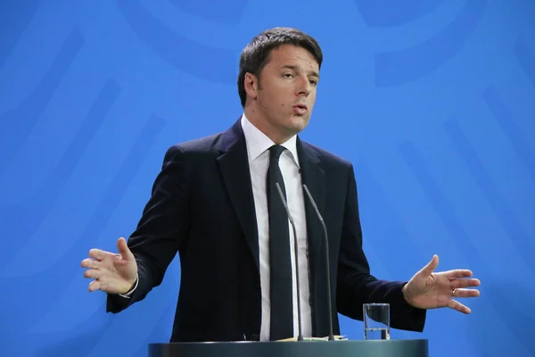 Italiaanse premier Matteo Renzi — Stockfoto