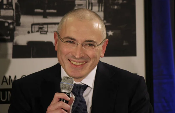 Бывший олигарх и заключенный Михаил Ходорковский — стоковое фото