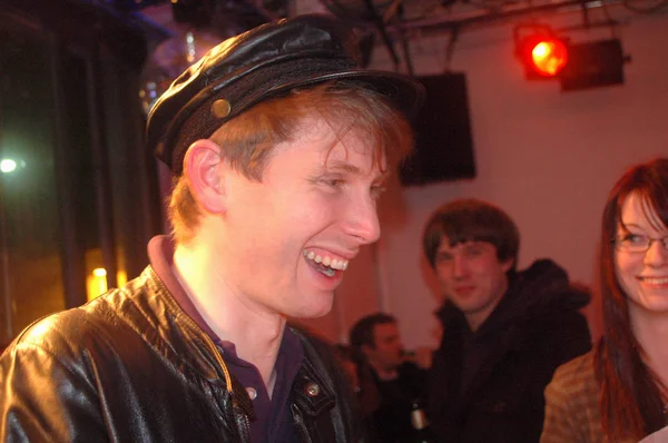 Alex Kapranos, penyanyi dari band "Franz Ferdinand " — Stok Foto