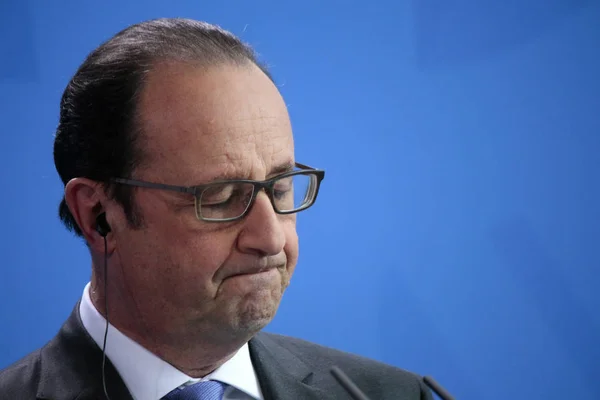 Franse President François Hollande — Stockfoto