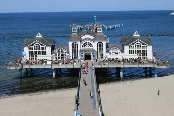 Muelle en Sellin, isla de Rugia — Foto de Stock