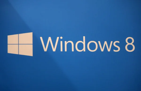 Logo der Marke "windows 8" — Stockfoto