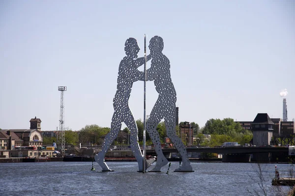 Скульптура "молекулярна чоловіків " — стокове фото